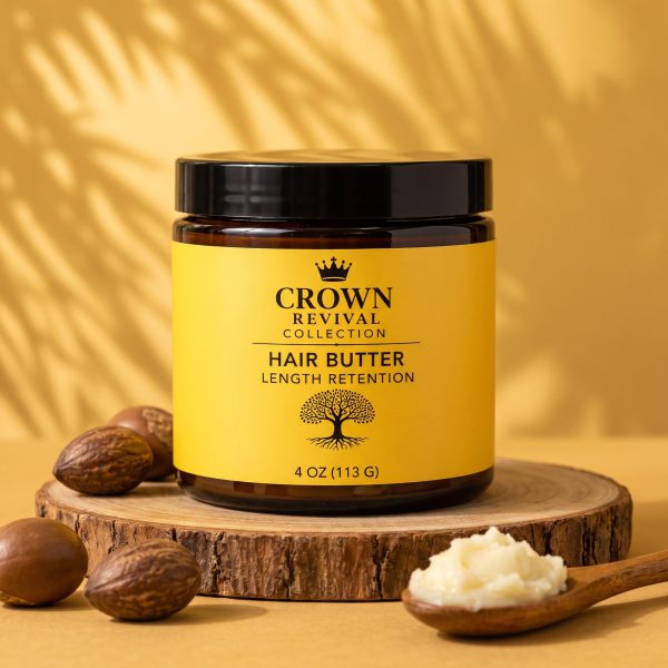 Crown Revival Hair Butter, 4 oz jar